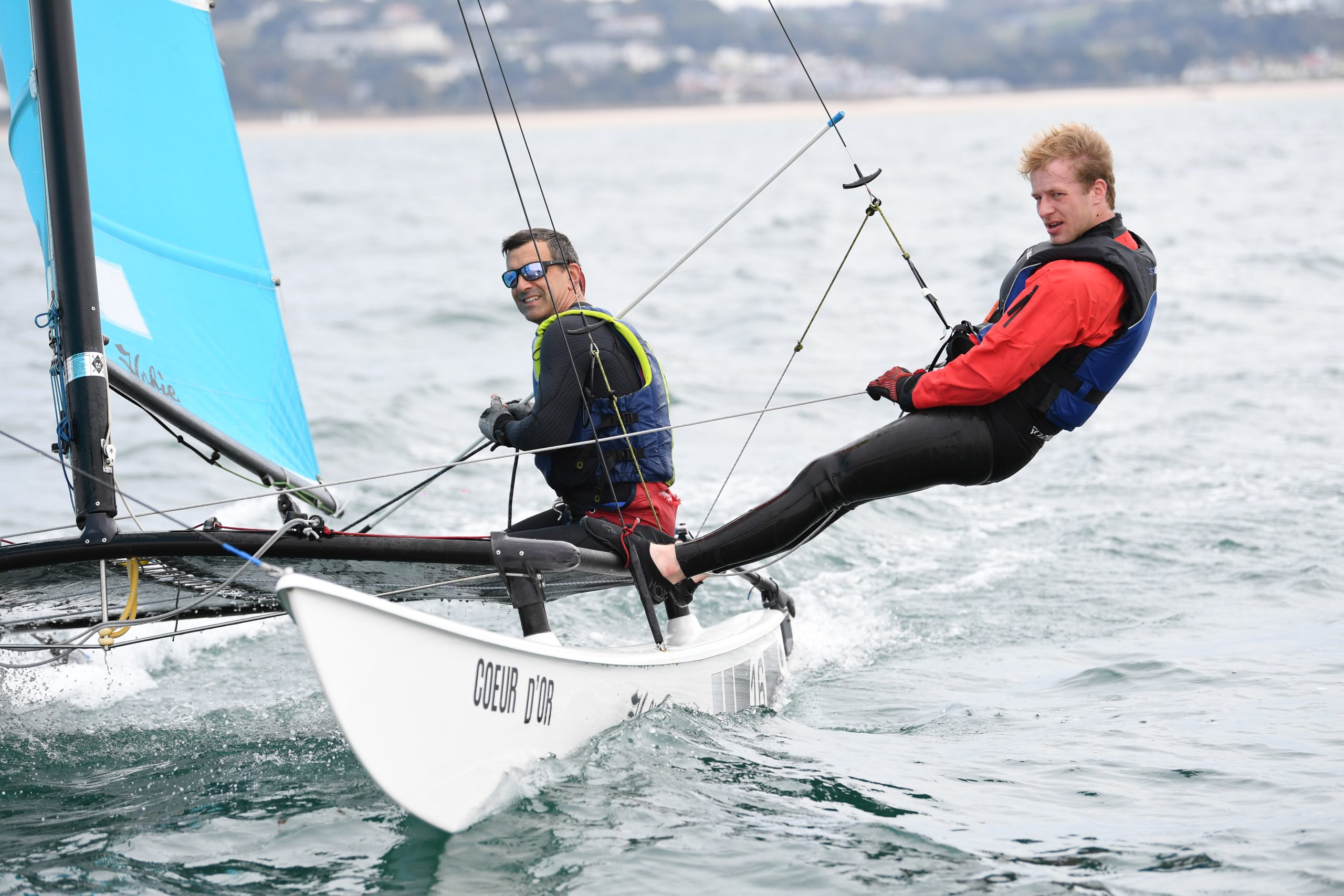 Feel the need for speed? Sailing a Hobie 16 is like flying over water